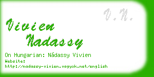 vivien nadassy business card