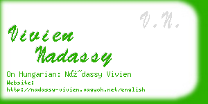 vivien nadassy business card